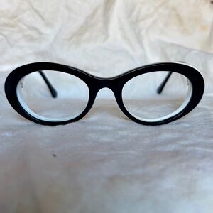 Face à Face Divas 4 Black Statement Eyeglasses 50-19 | Italian Made
